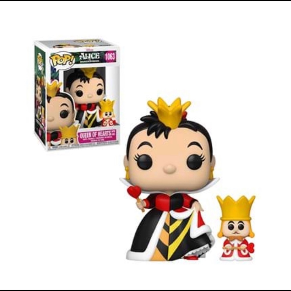 ♥️Alice in Wonderland♥️ 70th Anniversary- Queen Of Hearts with King #106…
